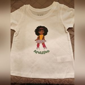 NWOT Little Girl Toddler Positive Affirmation Tshirt Size 2T